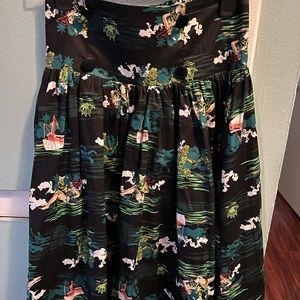 Universal Monsters Creature From The Black Lagoon Allover Print Skirt